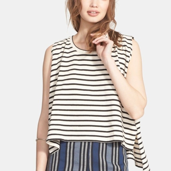 Free People Tops - Free People Madness Stripe Muscle Tank top